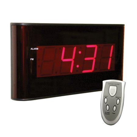 SPER SCIENTIFIC Wall Clock with Large LED Display 810010